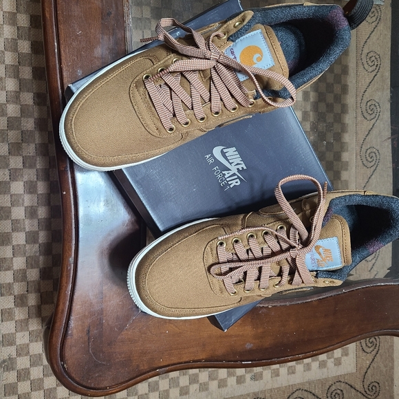 Nike Air Force 1 Low '07 PRM WIP x Carhartt 'Ale Brown' - Picture 5 of 8